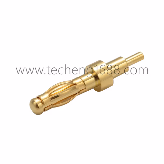 PCB用高電流スプリング式金メッキコンタクトポゴピン